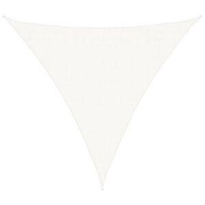 vidaXL Żagiel ogrodowy HDPE tr&oacute;jkątny 3,6x3,6x3,6 m, biały
