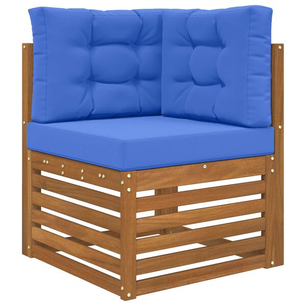 vidaXL Poduszka do sofy na zewnątrz 3 pcs Turkusowy Poliester