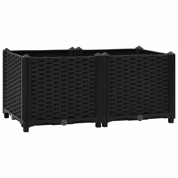 vidaXL Podwyższone ł&oacute;żko 80x40x38 cm Polipropylen