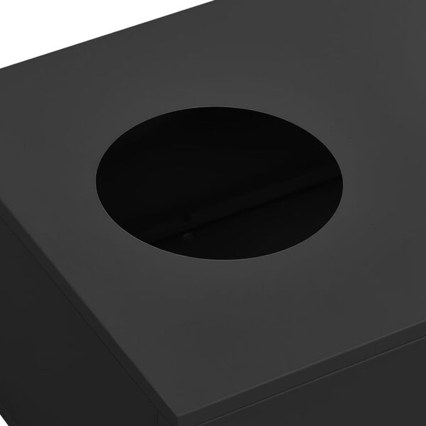 vidaXL Szafka biurowa z doniczką, antracytowa, 90x40x125 cm, stalowa