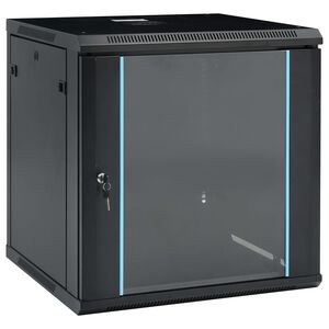 vidaXL Ścienna szafka serwerowa 12U, 19", IP20, 600x600x640 mm