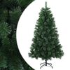 vidaXL Sztuczna choinka 120 cm PVC i Metal zielony