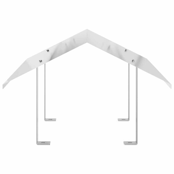 vidaXL Kurtka kominkowa Srebrny 60 x 60 x 38 cm Stal nierdzewna