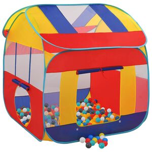 vidaXL Namiot do zabawy z 550 piłeczkami, 123x120x126 cm