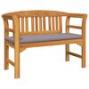 vidaXL Ławka R&oacute;żana Naturalny 114 x 46 x 82,5 cm Lite Drewno Akacji