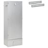 vidaXL Wędzarnia 3 pcs 44,5 x 29 x 110 cm Stal galwanizowana srebrny