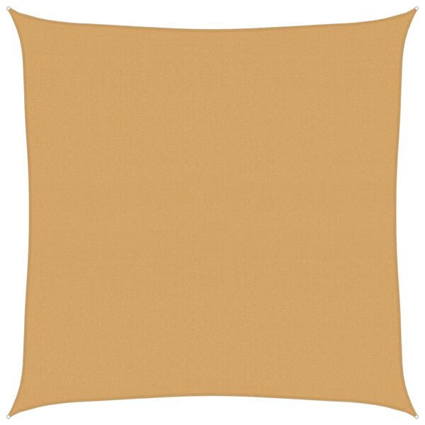 vidaXL Żagiel przeciwsłoneczny, 160 g/m&sup2;, piaskowy, 4x4 m, HDPE