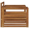 vidaXL 2 Sztuka Sofa z podłokietnikami Lite Drewno Akacji Naturalny