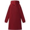 vidaXL Bluza-koc Bordeaux Czerwony L Fleece i Flanela
