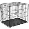 @PET Klatka transportowa dla psa, metal, 107x70x77,5 cm, czarna, 15004