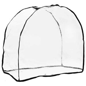 vidaXL Pokrowiec na w&oacute;zek dla zwierząt przezroczysty 66 x 35 x 59 cm