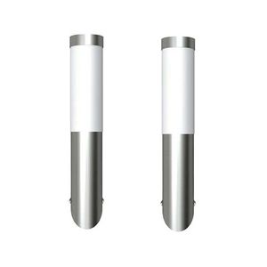 Lampy ogrodowe ze stali nierdzewnej, 6x36 cm