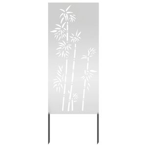 vidaXL Ekran zapewniający prywatność w ogrodzie Srebrny 50 x 140 cm