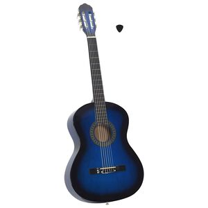 vidaXL Gitara klasyczna dla początkujących, 4/4, 39", drewno lipowe