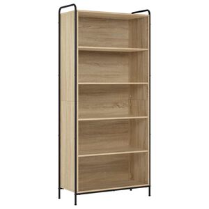 vidaXL Szafka na książki 55,5 x 33 x 174 cm Drewno inżynieryjne