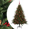 vidaXL Sztuczna choinka z bombką 120 cm 150 LED Ciepła biel