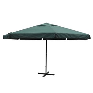vidaXL Parasol z aluminium, 500 cm, zielony