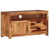 vidaXL Szafka pod TV, 90x34,5x50 cm, lite drewno akacjowe