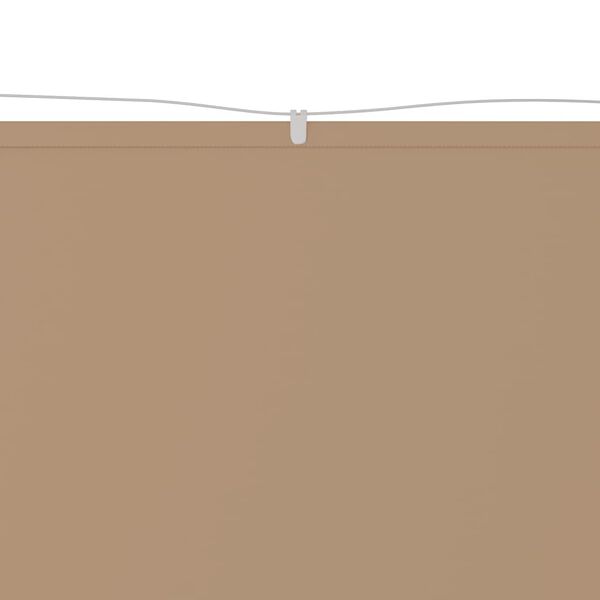 vidaXL Markiza pionowa, kolor taupe, 140x800 cm, tkanina Oxford