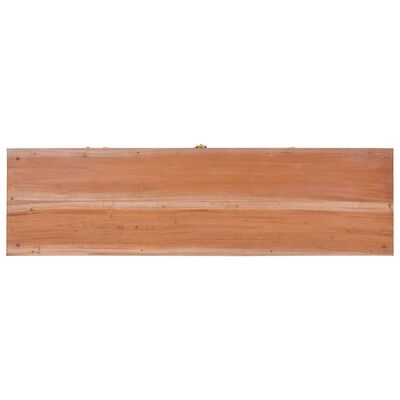 vidaXL Szafka pod telewizor, 110x30x45 cm, lite drewno mahoniowe