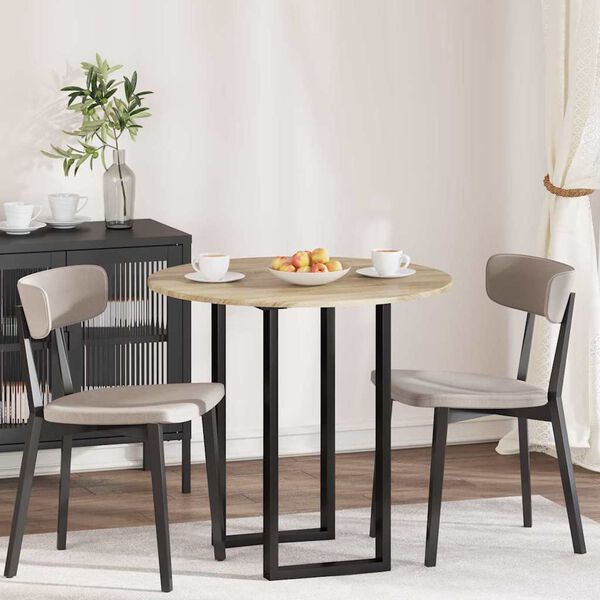 vidaXL Blat stołu dąb sonoma 80 x 80 x 1,5 cm Materiał drewnopochodny