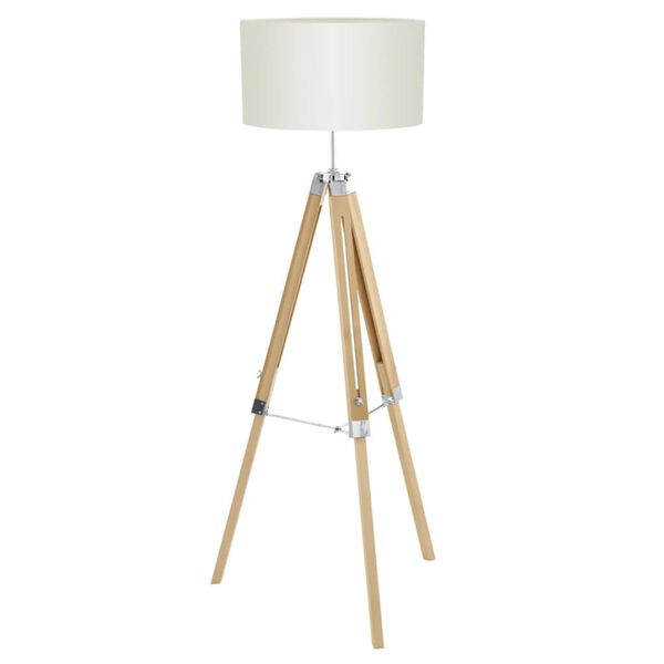EGLO lampa podłogowa Lantada, 150 cm, beż