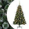 vidaXL Sztuczna choinka z bombkami 120 cm 150 LED Ciepła biel