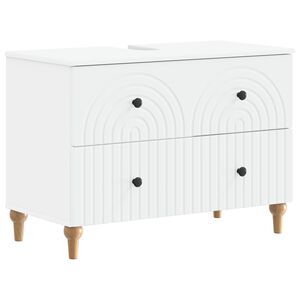 vidaXL Szafka pod umywalkę ALKMAAR Biały 82 x 41 x 59 cm