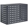 vidaXL Pokrywa do klimatyzatora antracytowy 100 x 50 x 70 cm Stal