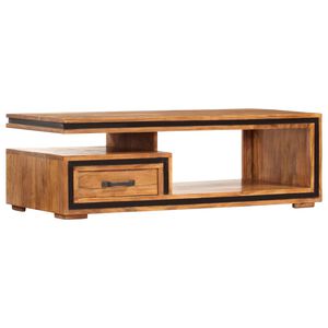 vidaXL Stolik kawowy, 100 x 45 x 33 cm, lite drewno akacjowe