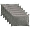 vidaXL Poszewka na poduszkę 6 pcs HOUTEN ciemnoszary 50 x 70 cm