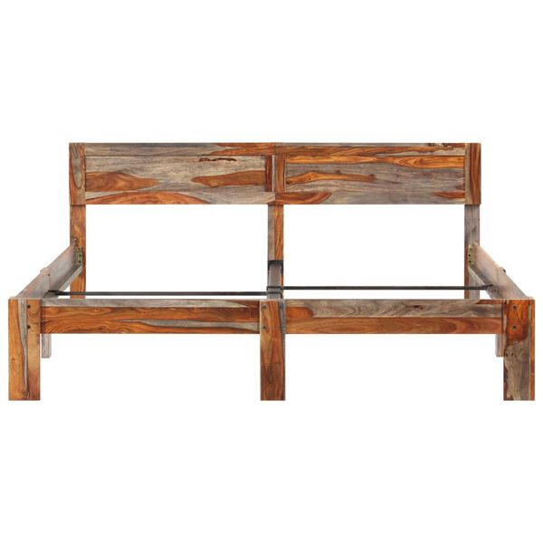 vidaXL Rama ł&oacute;żka bez materaca, 160x200 cm, lite drewno