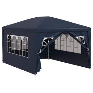 vidaXL Namiot imprezowy, 3 x 4 m, niebieski
