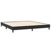 vidaXL Ł&oacute;żko Box Spring bez materaca Czarne 200x210 cm Aksamit