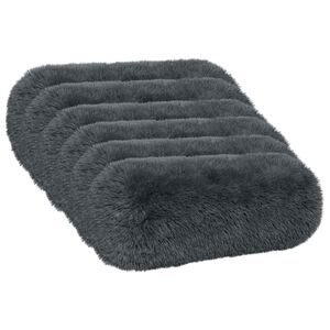 vidaXL Poduszka z poduszką HEERLEN 6 szt. antracytowy Fleece PV