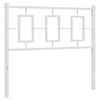 vidaXL Metalowe wymienne wezgłowie, białe, 100 cm