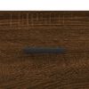 vidaXL Szafka, brązowy dąb, 34,5x34x90 cm, materiał drewnopochodny