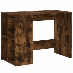 vidaXL Biurko, przydymiony dąb, 102x50x75 cm, materiał drewnopochodny