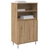 vidaXL Highboard Brązowy 60 x 36 x 110 cm Materiał drewnopochodny