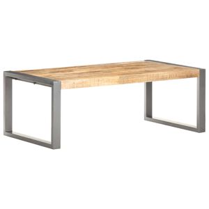vidaXL Stolik kawowy, 110x60x40 cm, surowe drewno mango