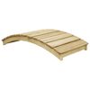 vidaXL Mostek ogrodowy, 170 x 74 cm, impregnowane drewno sosnowe
