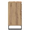 vidaXL Bufet z szufladą dąb artisan Materiał drewnopochodny