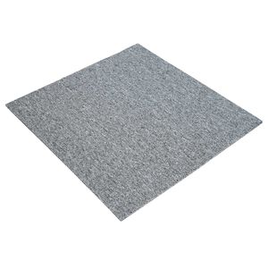 vidaXL Płytka dywanowa jasnoszary 50 x 50 cm 20 szt. PP i bitum