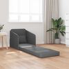 vidaXL Sofa Bed 60cm Ciemnoszary tkanina