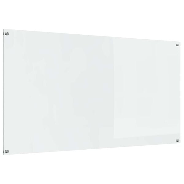 vidaXL Przód kuchenny przezroczysty 110 x 60 x 0,6 cm szkło hartowane