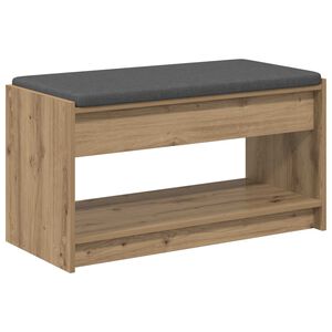 vidaXL Ławka w przedpokoju Dąb Rzemieślniczy 83 x 38 x 45 cm