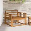 vidaXL Środkowa sofa ogrodowa Lite Drewno Akacji Naturalny