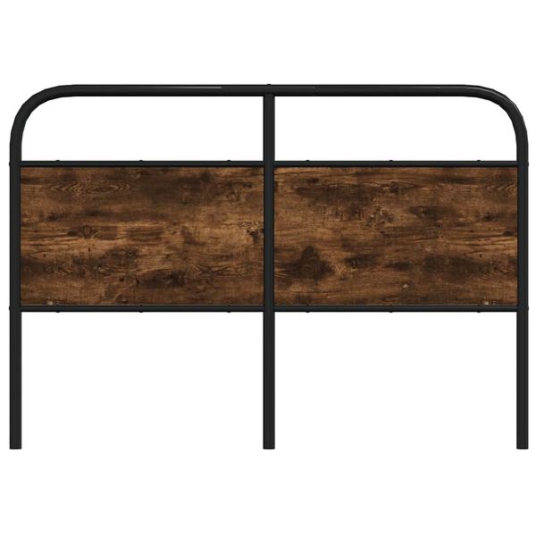 vidaXL Wymienne wezgłowie, przydymiony dąb, 140 cm