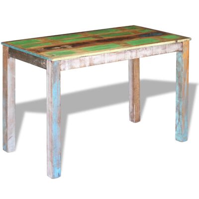 vidaXL Stół do jadalni z drewna odzyskanego, 115x60x76 cm