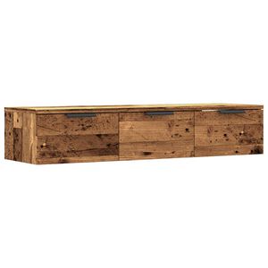 vidaXL Szafka ścienna Stare drewno 102x30x20 cm Drewno klejone